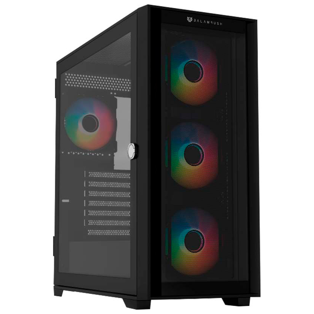 Gabinete Balam Rush Carbono Twin Mate 9000 - ATX - Color Negro