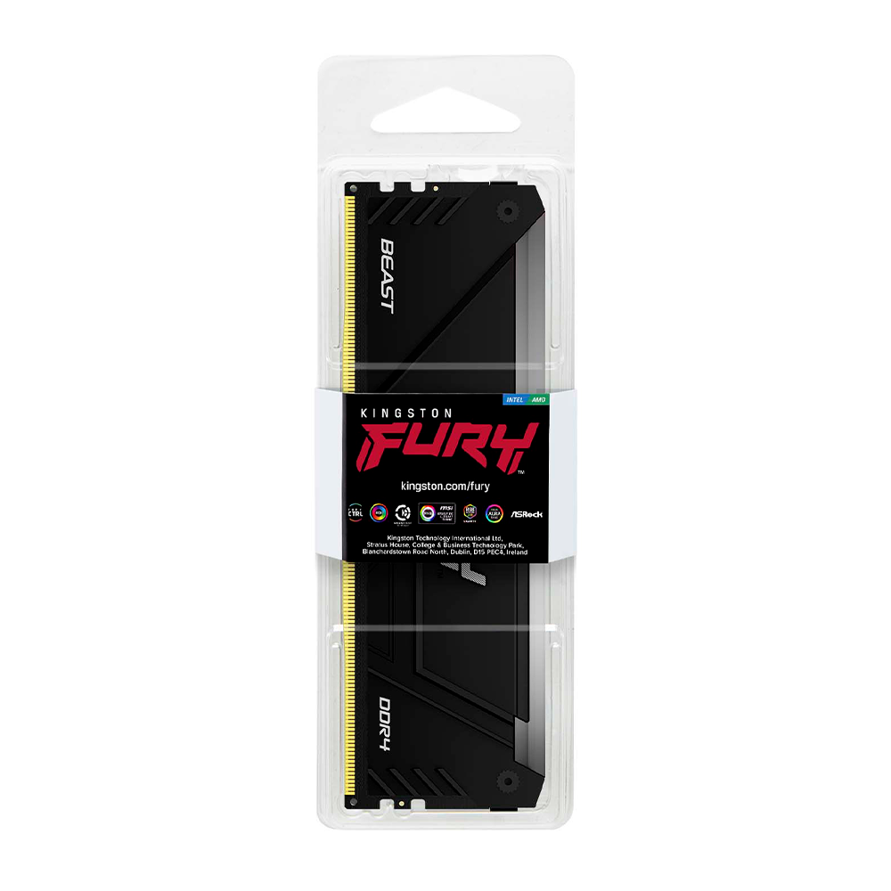 Memoria RAM Kingston Fury Beast RGB DDR4 8GB 3200MHZ