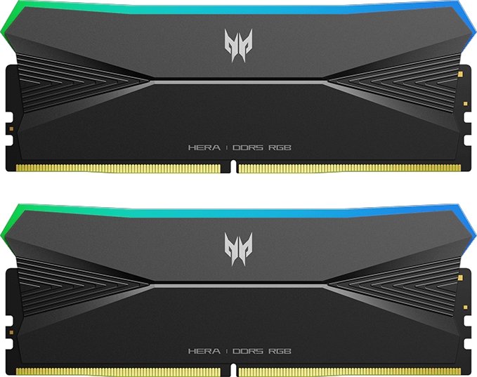 Memoria RAM PREDATOR Hera Black RGB DDR5- 6400MT/s- 32GB - 2 x 16GB