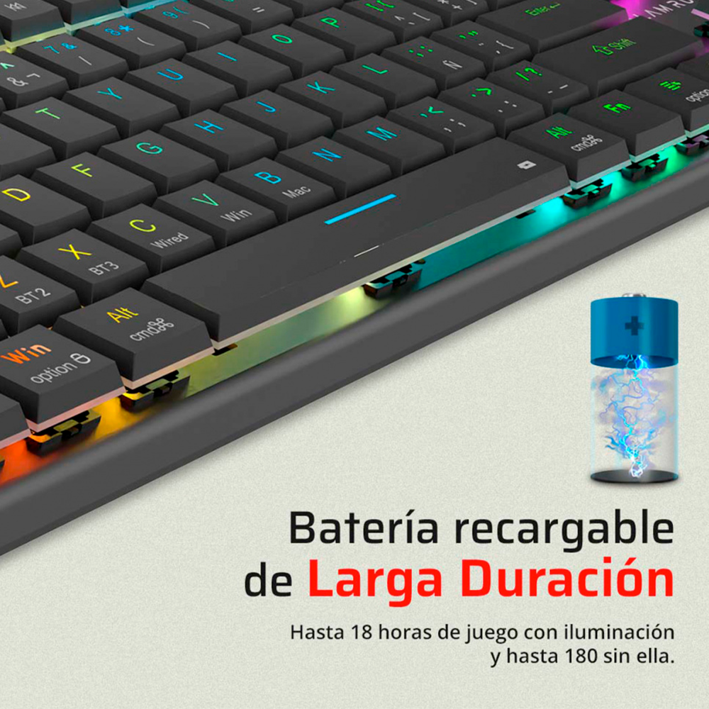 Teclado Gamer Mecánico Balam Rush Dominate Expert GK959.