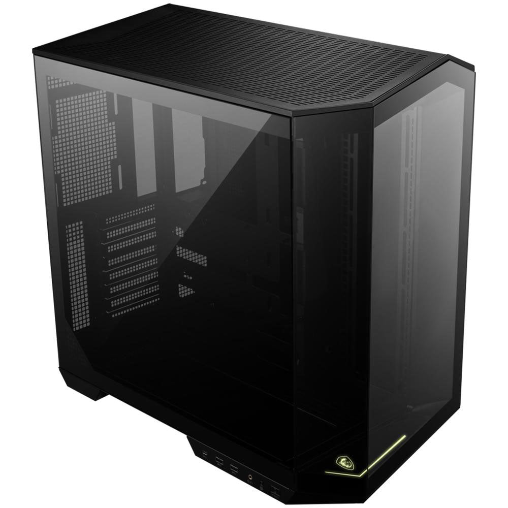 Gabinete MSI MAG PANO 100L PZ con Ventana, Midi-Tower, ATX - Negro (Sin Ventiladores)