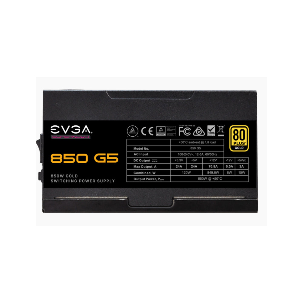 Fuente de poder G5 SUPERNOVA EVGA-850Watts-80 PLUS GOLD