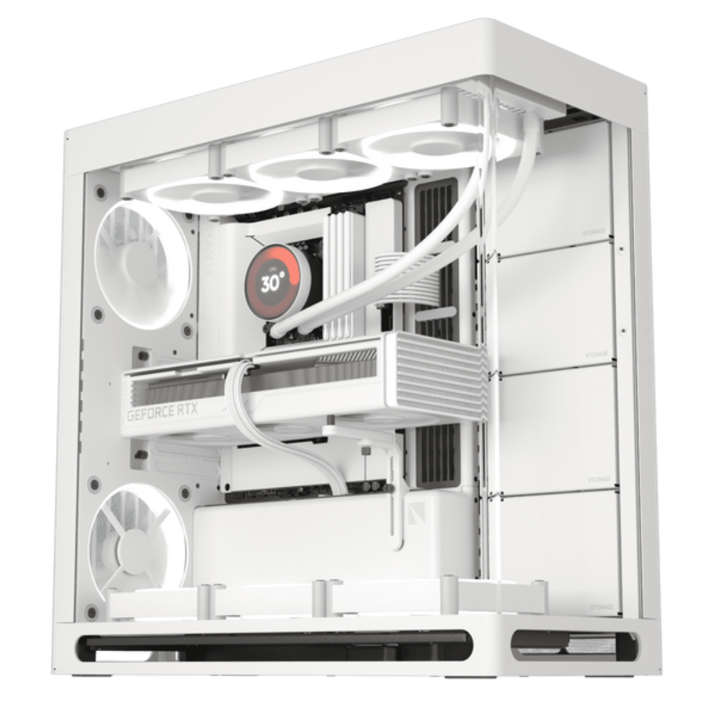 Gabinete Aerocool HAVN HS 420 Media Torre | ATX | Blanco