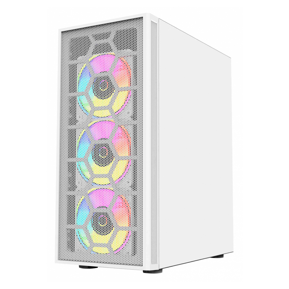 Gabinete Balam Rush DragonFly II Mesh GM740 Blanco - ATX