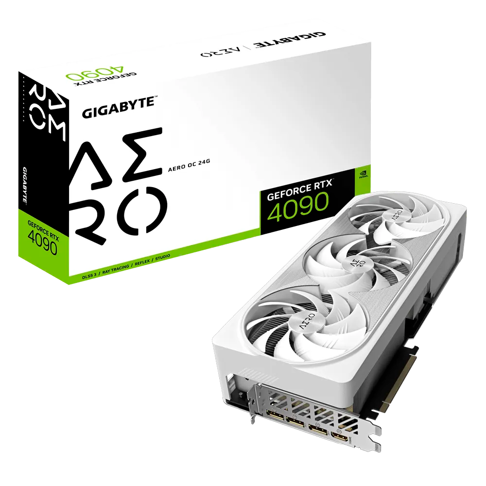 Tarjeta de Video Gigabyte NVIDIA GeForce RTX 4090 AERO OC 24G -24GB - GDDR6X