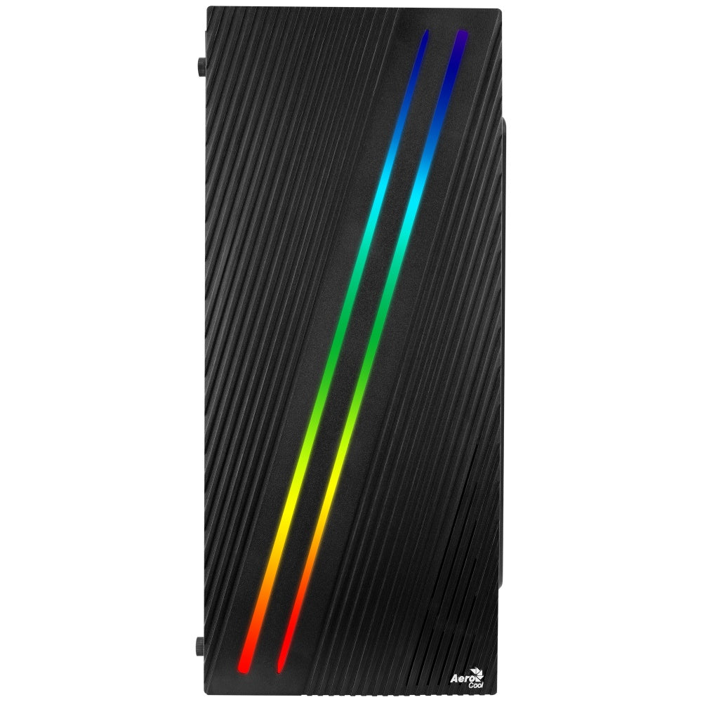 Gabinete Aerocool Streak C/Cristal Templado RGB - ATX - Negro