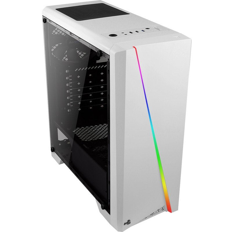 Gabinete Aerocool Cylon C/Cristal Templado RGB - ATX- Blanco