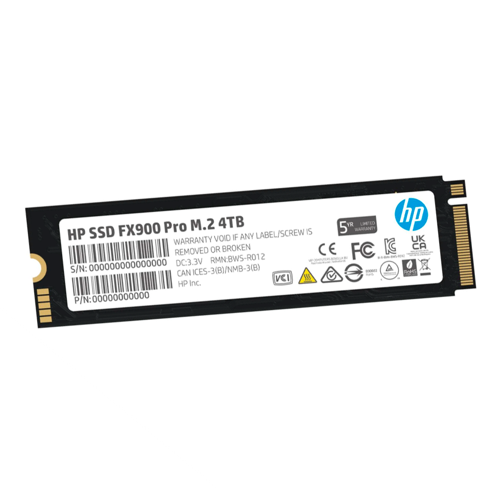 Unidad SSD M.2 HP 4TB  FX900 Pro, PCI Express 4.0, 2280