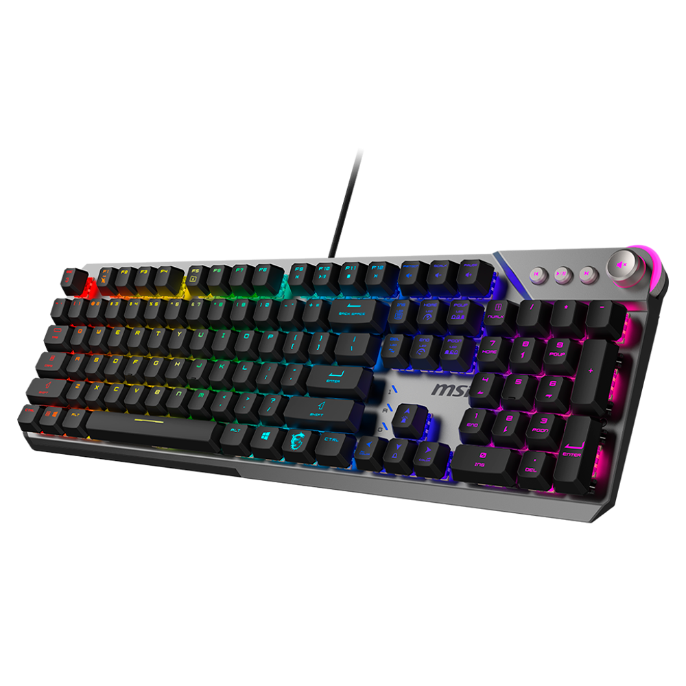 Teclado MSI Strike 600 Silent US | USB | RGB