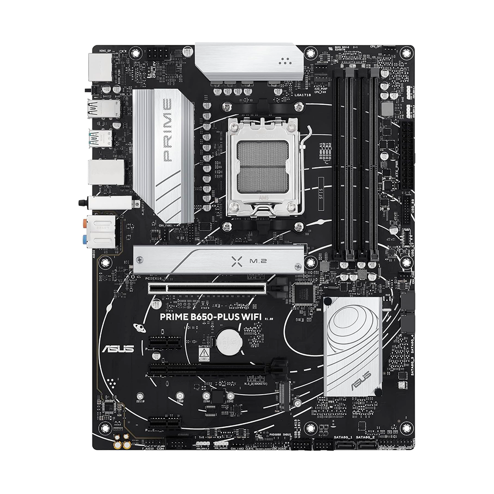 Tarjeta Madre ASUS PRIME B650-PLUS WIFI- S-AM5- ATX- Compatible con DDR5