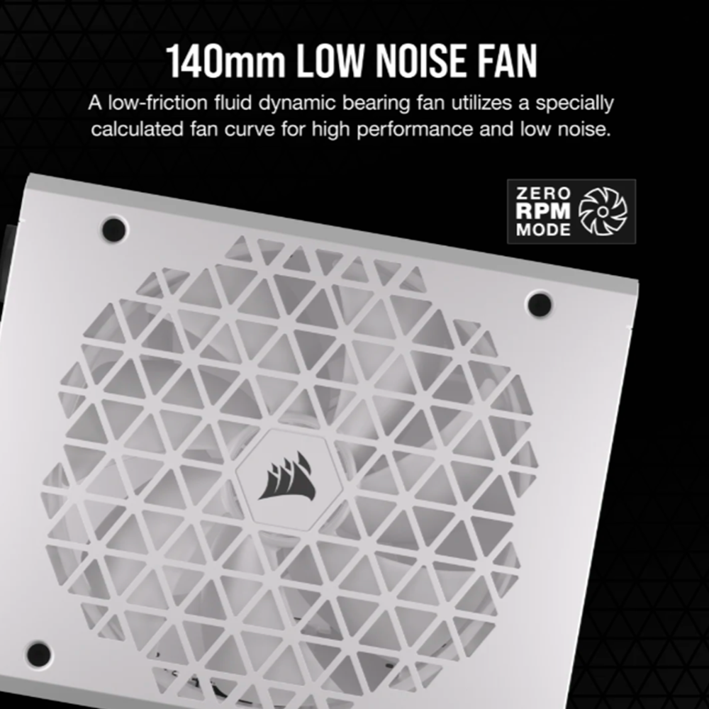 Fuente de Poder Corsair RM1000X White Shift 80 PLUS Gold