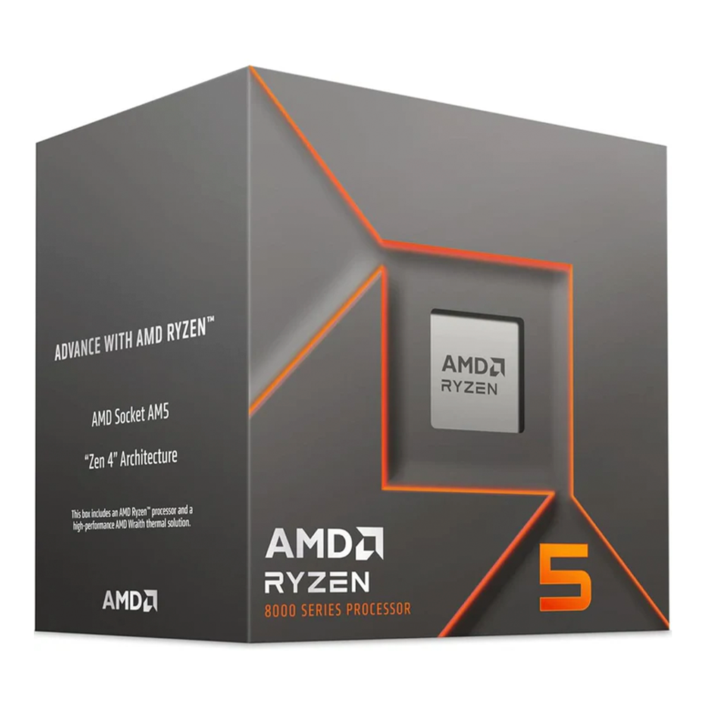 Procesador AMD Ryzen 5 8400F- Socket AM5- 4.70GHz- 6 Nucleos- Incluye Disipador