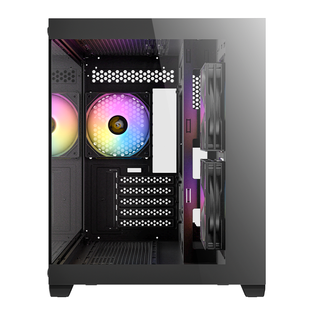 Gabinete Antec CX600M ARGB, Micro ATX, Incluye 3 Ventiladores, Negro