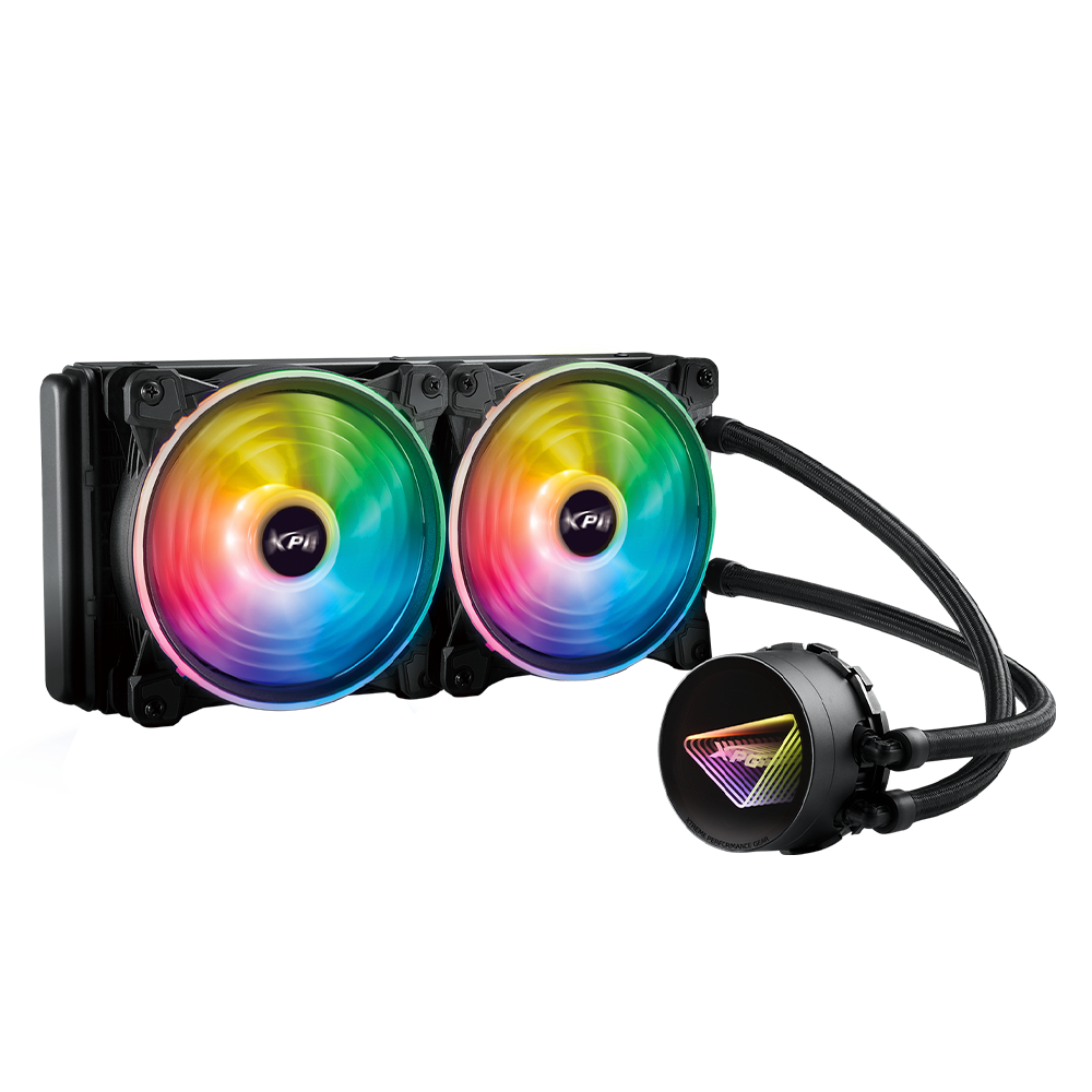 Enfriamiento Liquido AIO para CPU XPG LEVANTE X 240 ARGB, 2x 120mm, 600 - 2000RPM