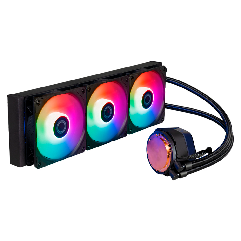 Enfriamiento Liquido AIO Cooler Master MasterLiquid 360 Atmos, 3x 120mm, 690 - 2500RPM