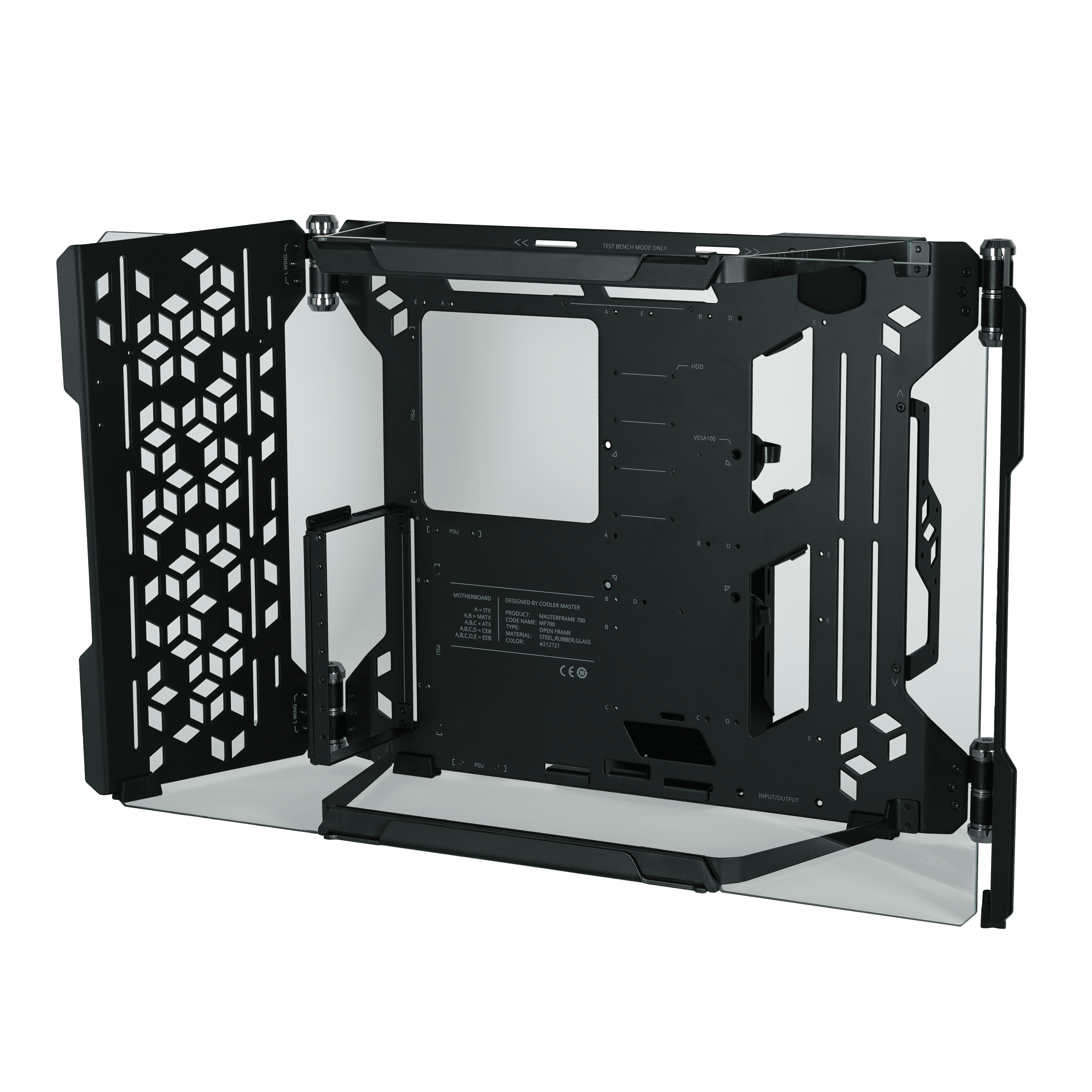 Gabinete COOLER MASTER MASTER CASE FRAME700 - EATX