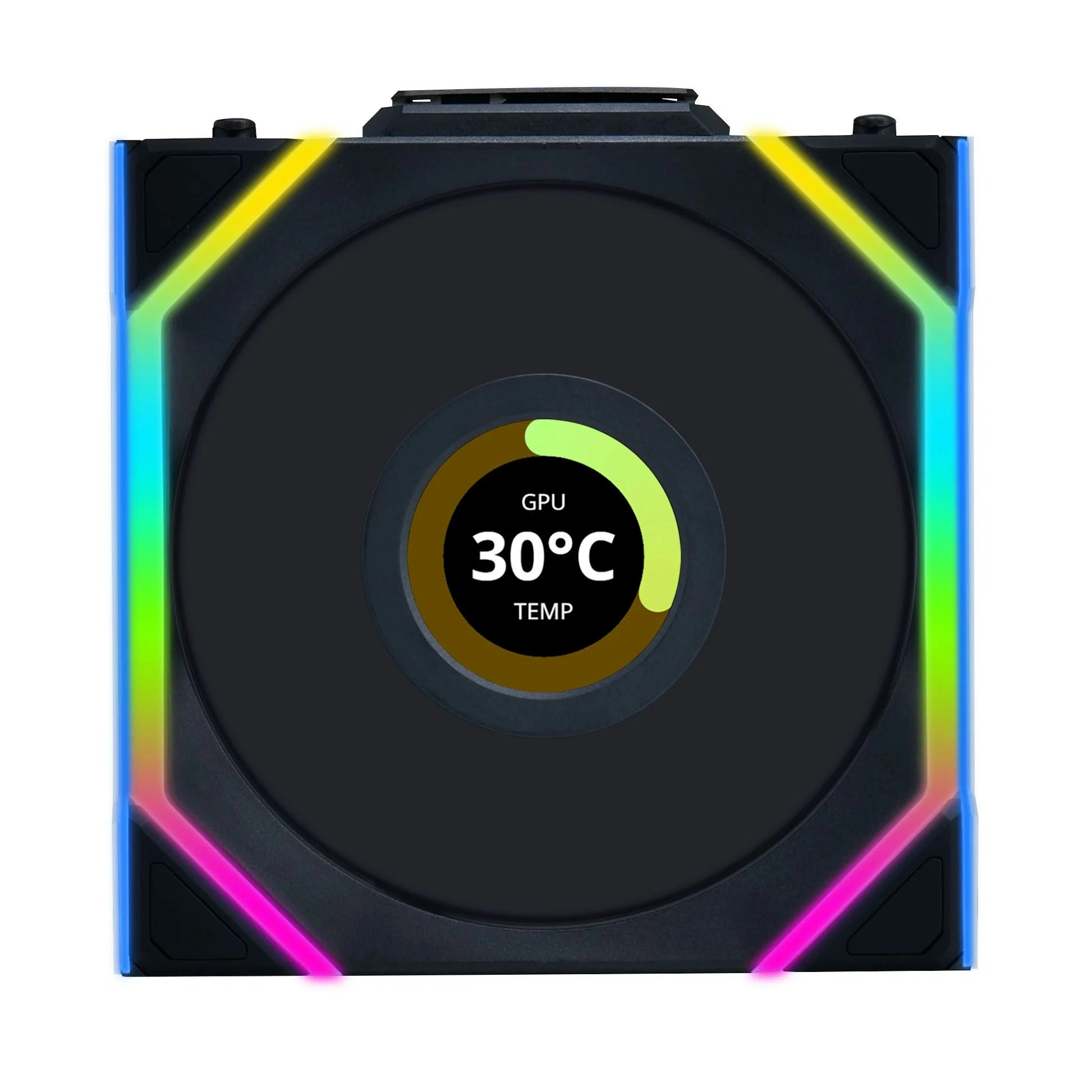 Ventilador Lian Li Uni Fan Sl Black Inalambrico con pantalla LCD | 120mm ARGB