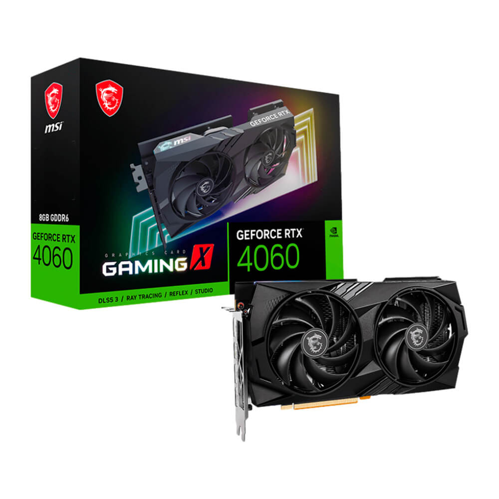 Tarjeta de video Nvidia MSI RTX 4060 Gaming X 8G