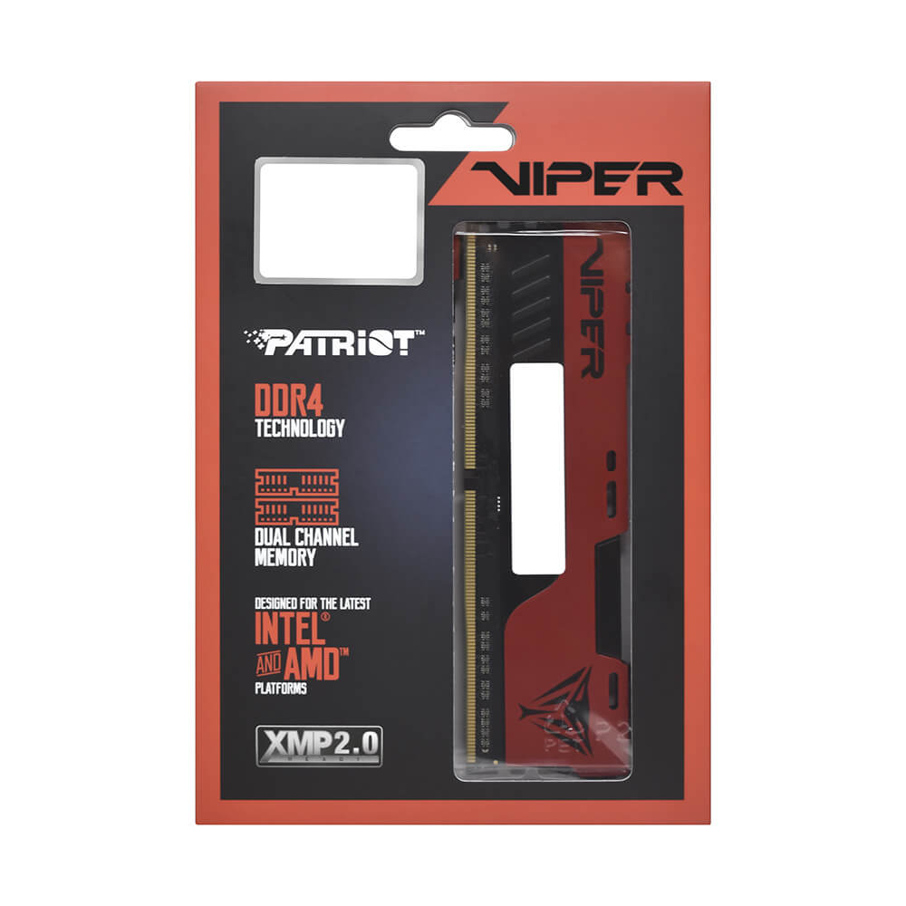 Memoria RAM DIMM DDR4 Patriot Viper Elite 8GB 3200MHz Heatsink CL18