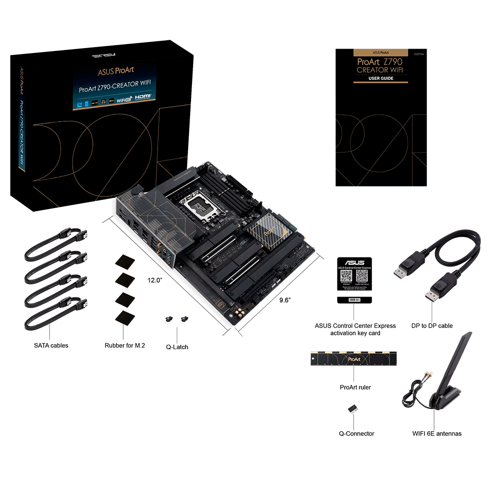 Tarjeta Madre ASUS PROART Z790-CREATOR WIFI, LGA 1700, ATX, Compatible con DDR5