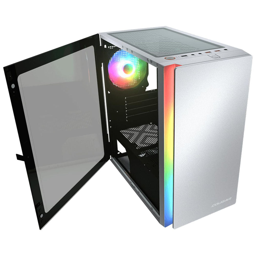 Gabinete Cougar Purity RGB - Micro ATX - Blanco