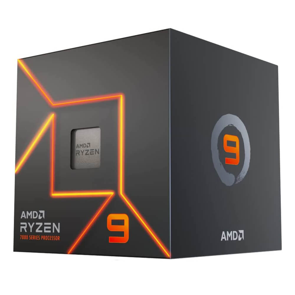Procesador AMD RYZEN 9 7900 con AMD Radeon Graphics, S-AM5, 5.40GHz, 12 Núcleos, Incluye Disipador