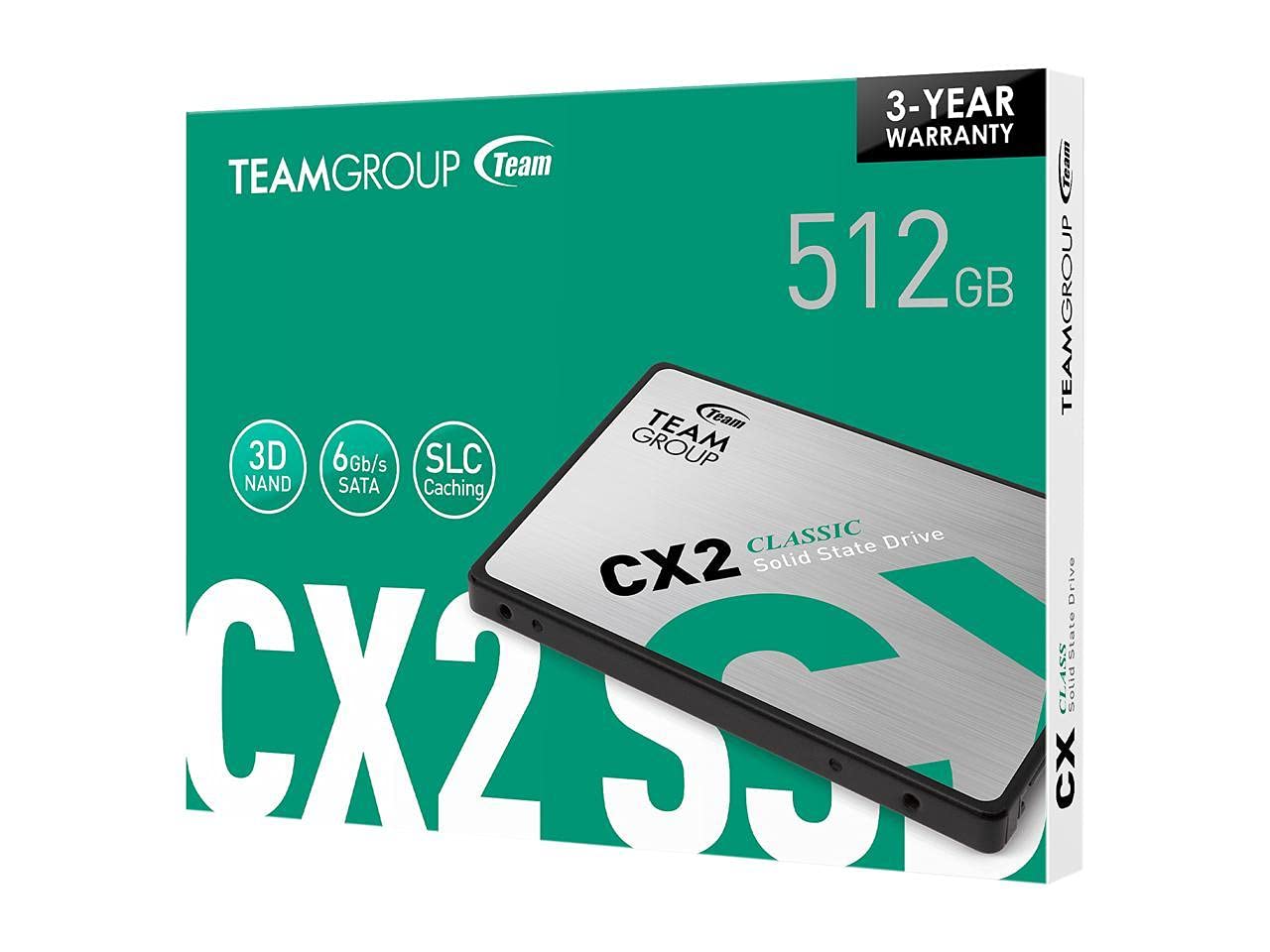 Unidad SSD Teamgroup Cx2 Classic 512GB 2.5 SATA III