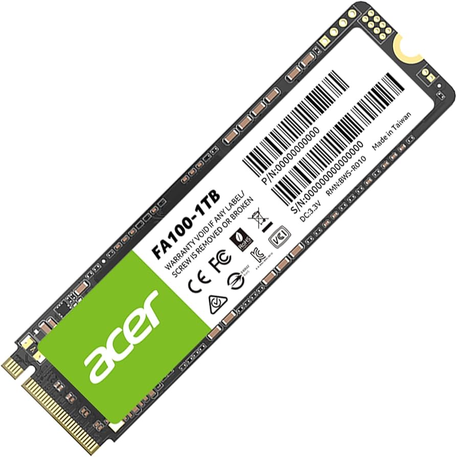 Unidad SSD M.2 Acer 1TB  FA100