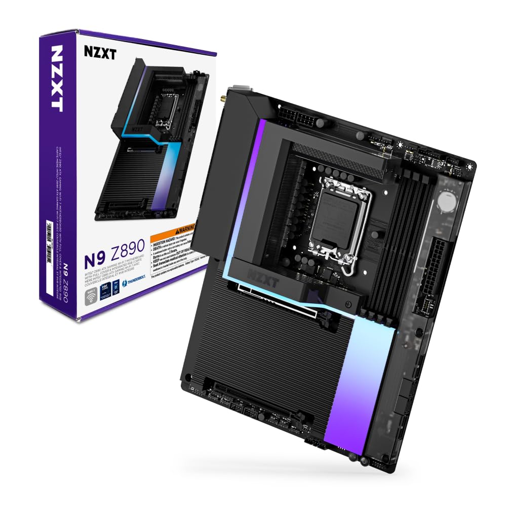 Tarjeta Madre NZXT N9 Z890- LGA 1851- ATX- Compatible con DDR5