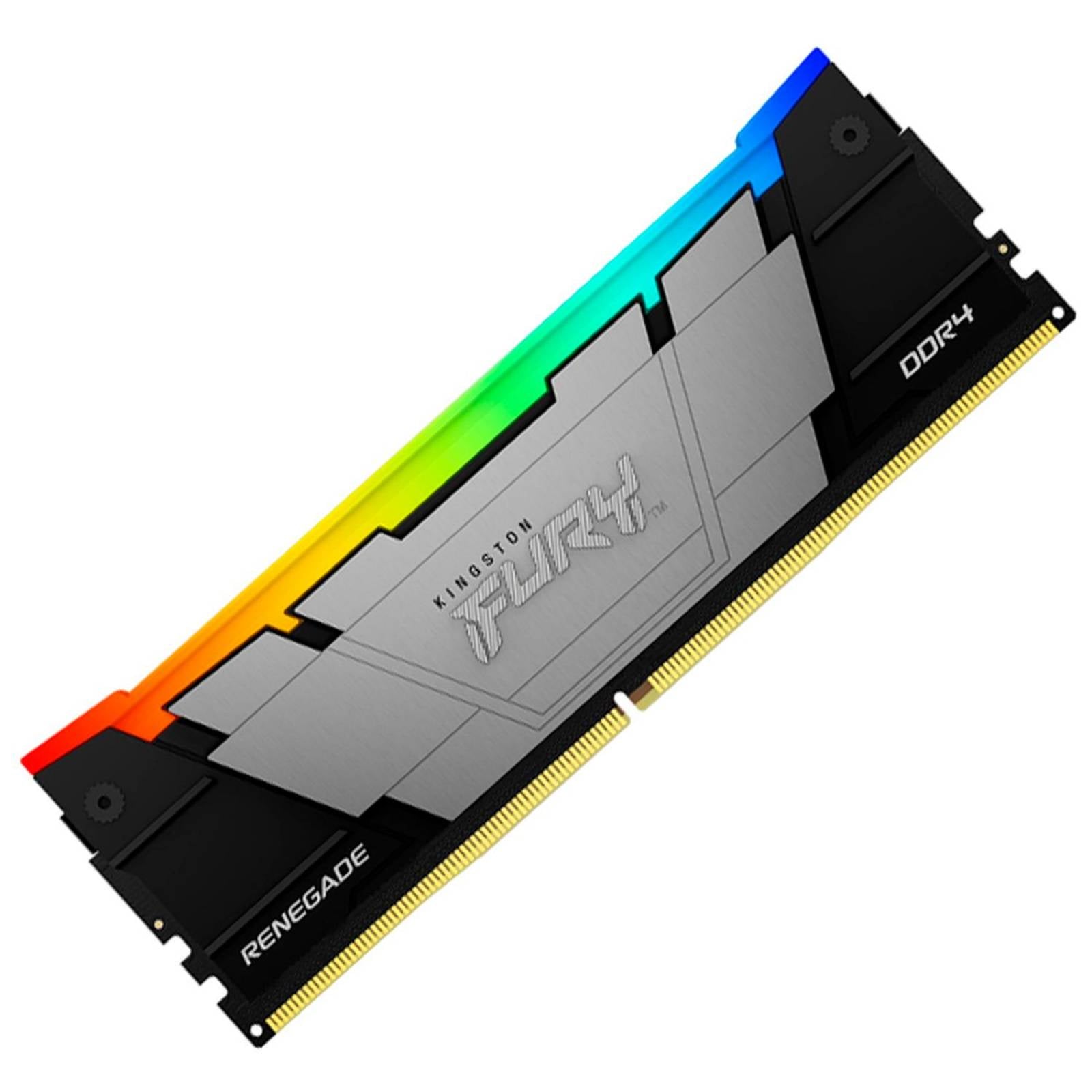 Memoria RAM DIMM DDR4 8GB 3600 MTs Kingston Fury Renegade RGB