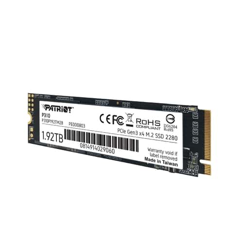 Unidad de estado Solido M.2 PATRIOT P310 960GB NVME