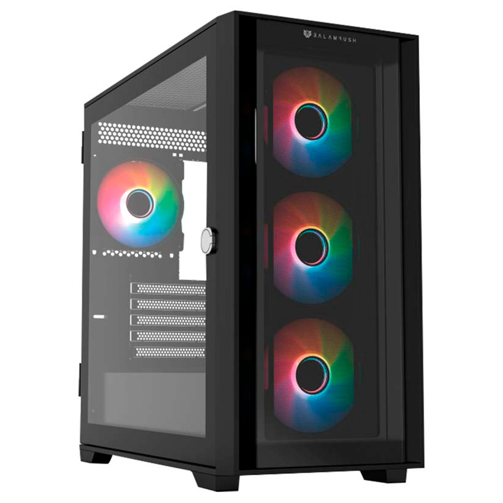 Gabinete Balam Rush Carbono Twin Mate 6000 - Micro-ATX - Negro