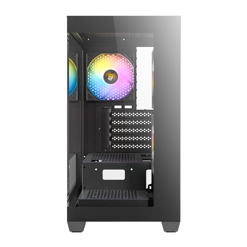Gabinete Antec CX300M ARGB, Micro ATX, Incluye 3 Ventiladores, Negro