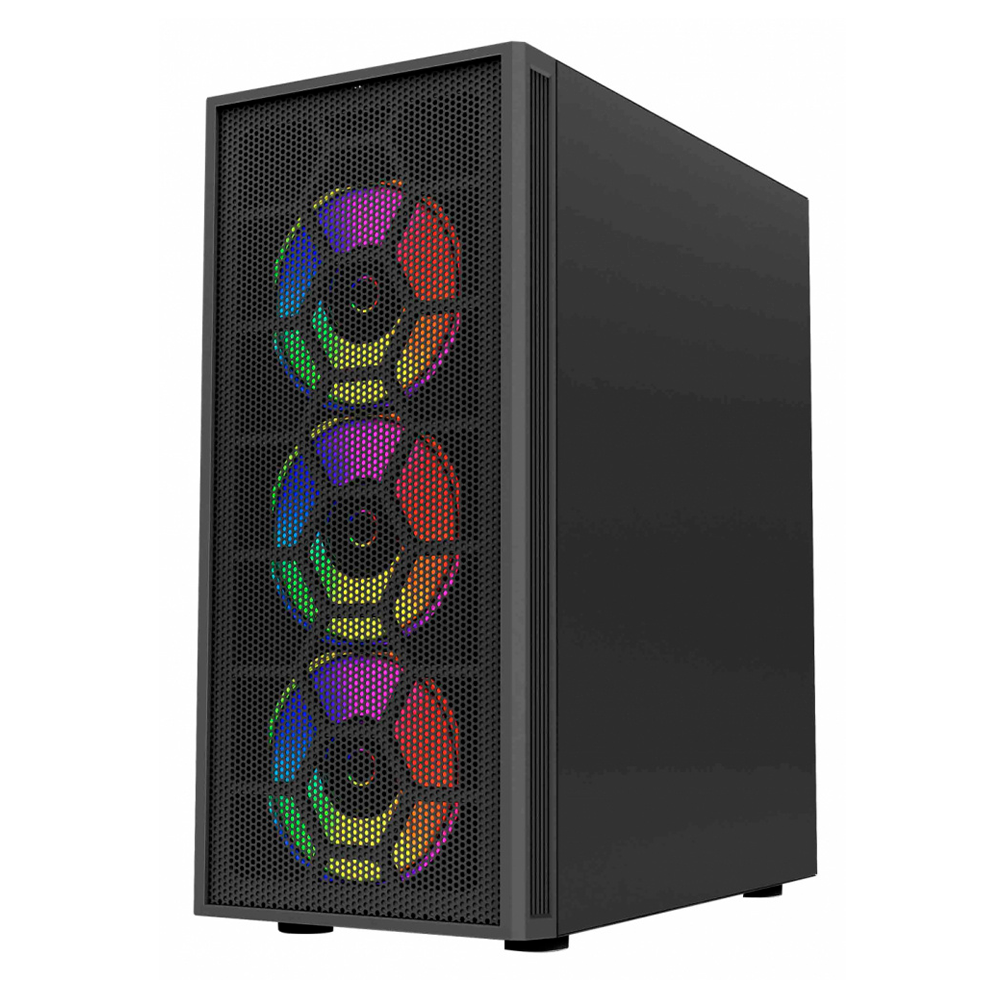 Gabinete Balam Rush DragonFly II Mesh GM740 Negro - ATX