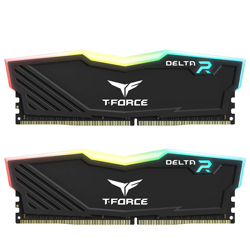 Memoria RAM Teamgroup T-Force Delta Rgb 16GB 2x8GB DDR4 3200Mhz Negro