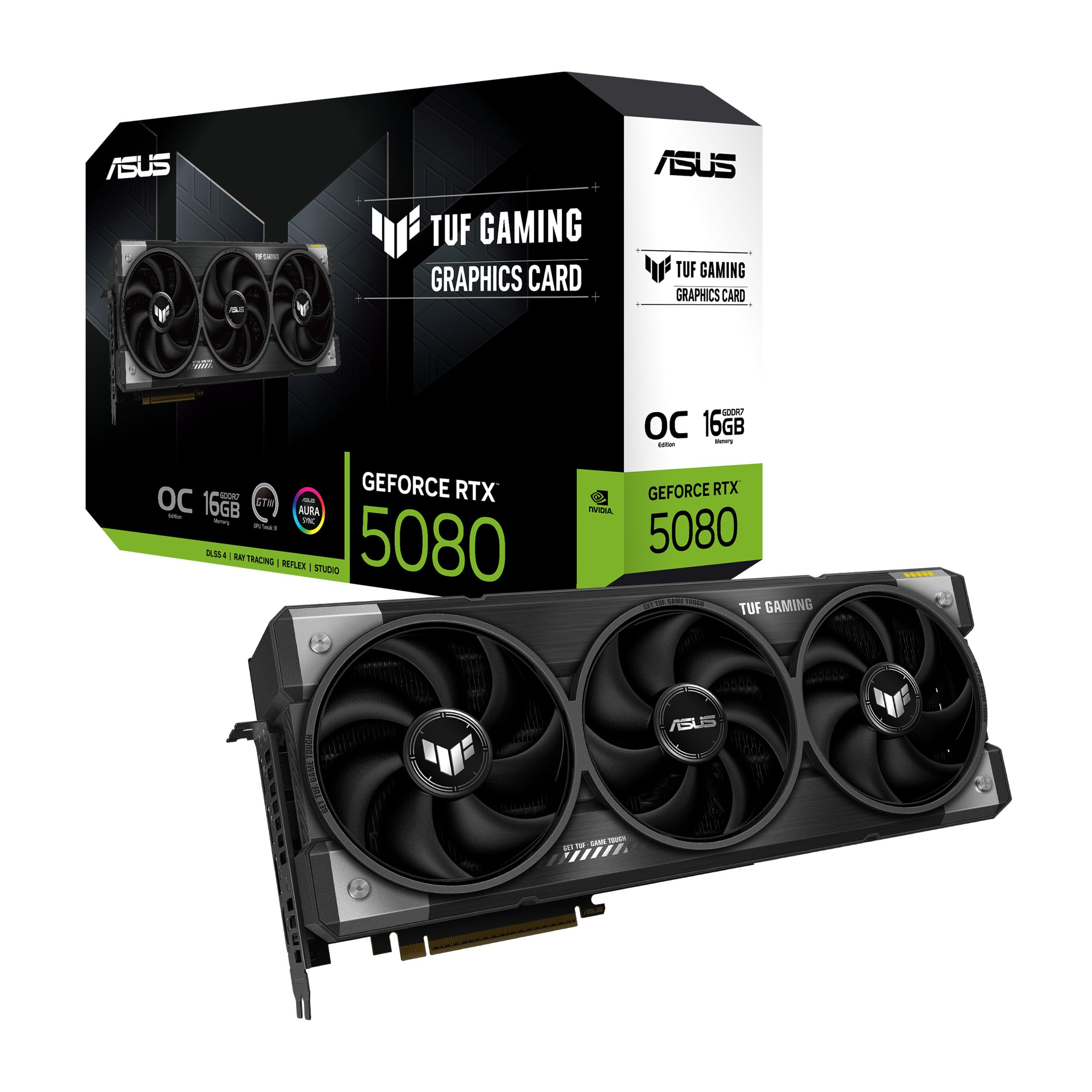 Tarjeta de video ASUS TUF GAMING NVIDIA GeForce RTX 5080 16GB