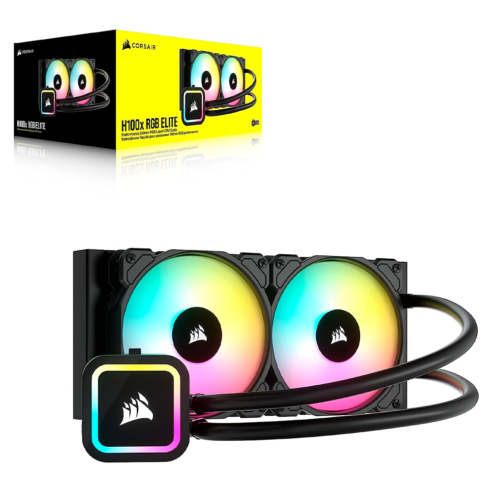 Enfriamiento Liquido AIO Corsair iCUE H100x RGB ELITE