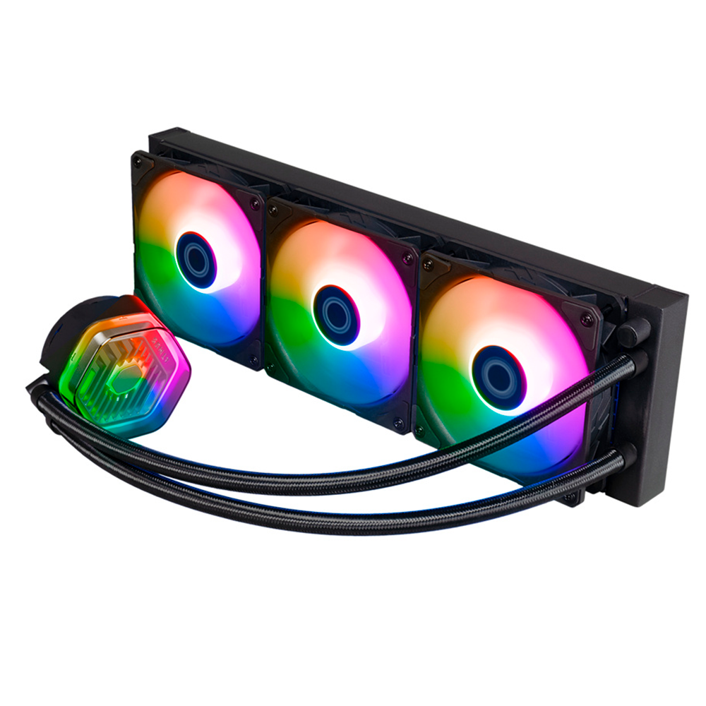 Enfriamiento Liquido AIO Cooler Master MasterLiquid 360 Atmos, 3x 120mm, 690 - 2500RPM