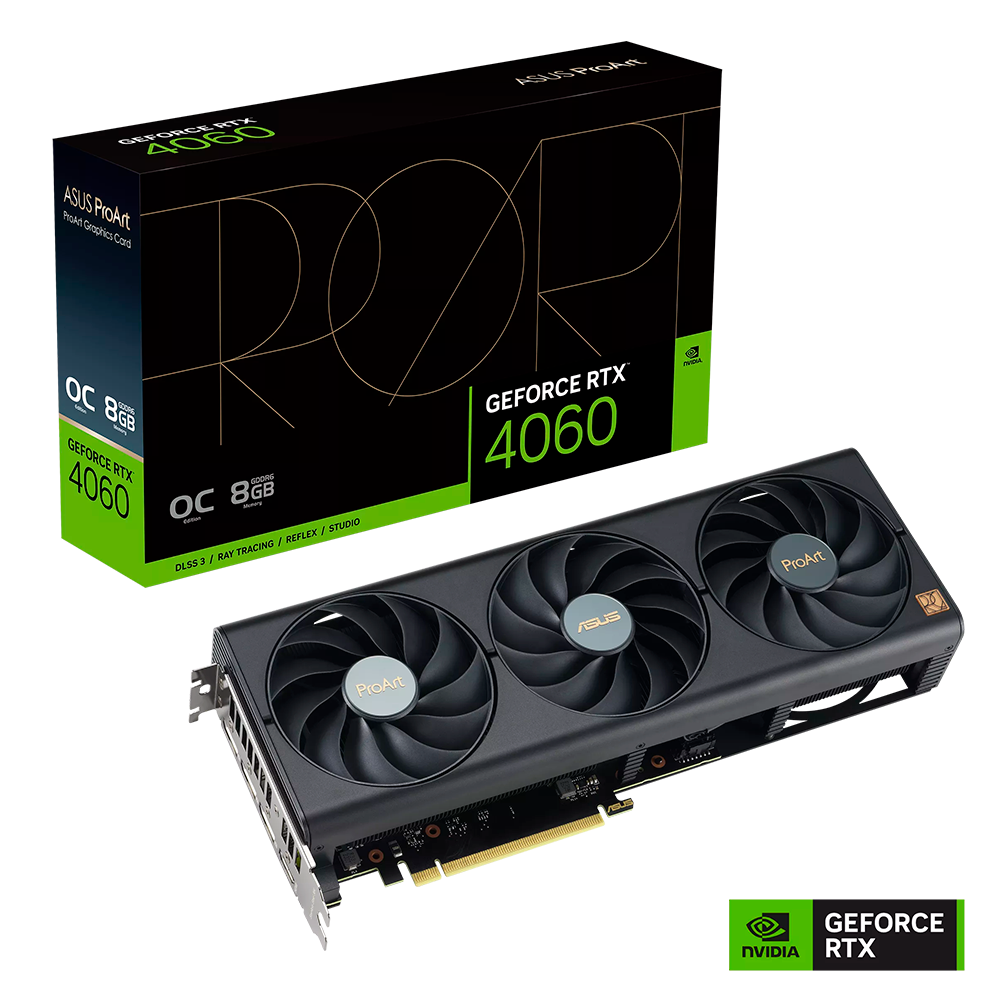 Tarjeta de Video ASUS NVIDIA GeForce RTX 4060 PROART - 8GB - OC