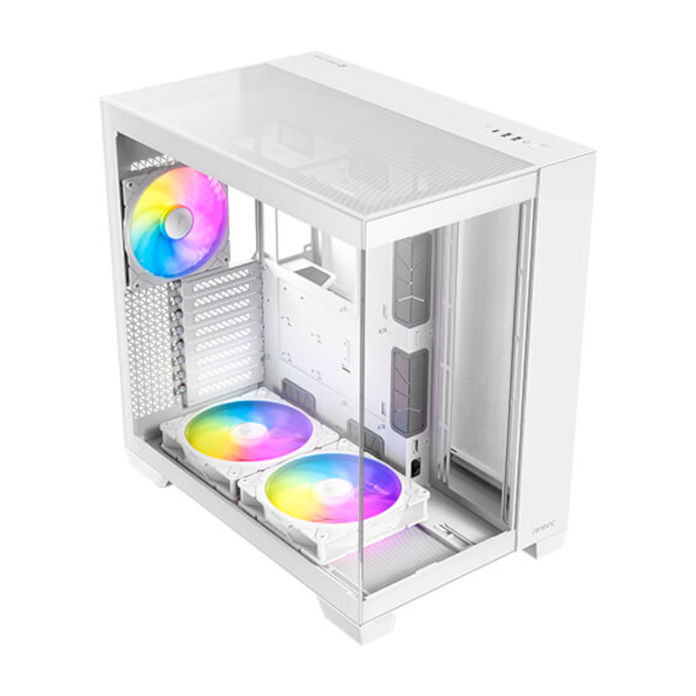 Gabinete Antec Constellation C8 ARGB ATX, Incluye 3 Ventiladores, Blanco