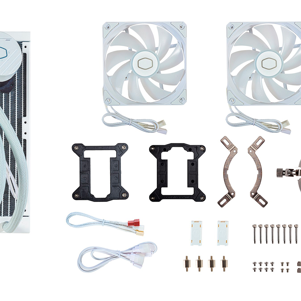 Enfriamiento Líquido Cooler Master MasterLiquid 240L Core ARGB Blanco