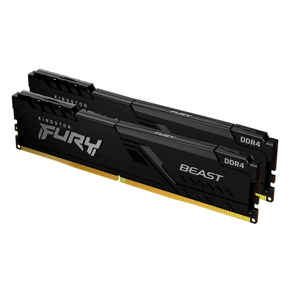 Kit de Memoria RAM DIMM Fury Beast Black 64GB 2x32GB DDR4 3200 Mhz