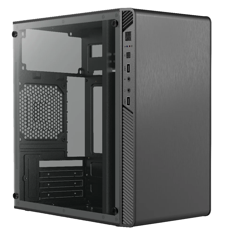 Gabinete Acteck Performance II GI215W | Micro ATX | Incluye Fuente 500W | Acrílico | Negro