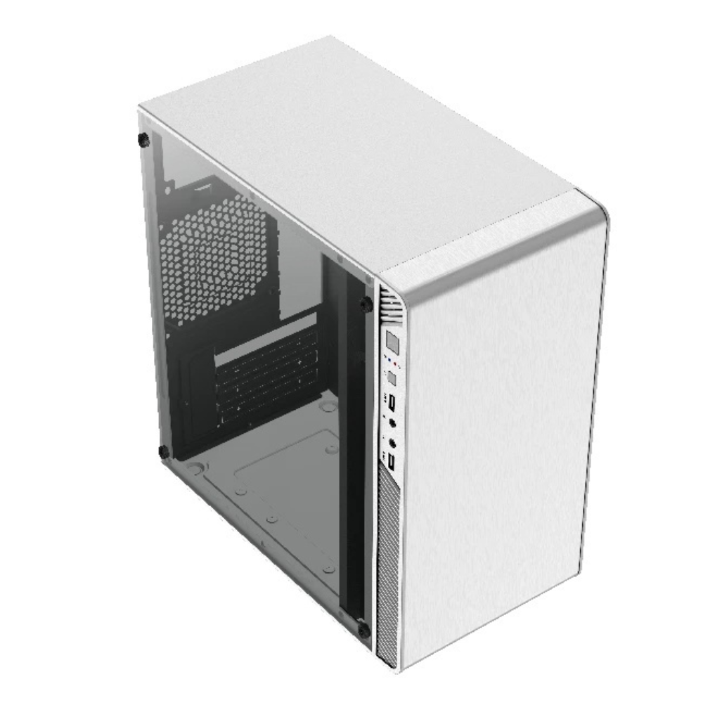 Gabinete Acteck Minitorre Performance II GI215W, Micro ATX, Incluye Fuente de poder 500W, Blanco.