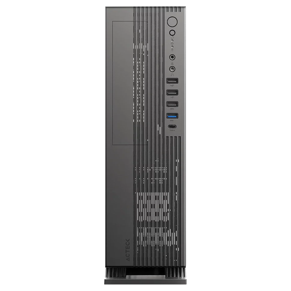 Gabinete Acteck Onex Slim GS450, Micro-Atx, Metalico, Negro