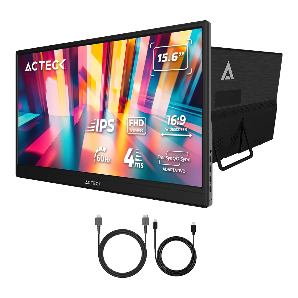 Monitor Portátil 15.6" Acteck (AC-943093) Linkpad LP15Y