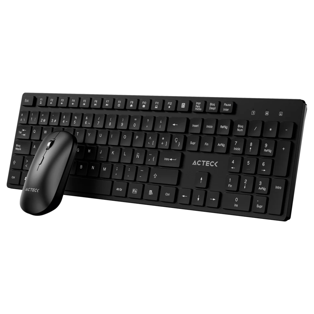 Kit de Teclado Y Mouse Inalámbrico Acteck Creator Vantage Aero MK555.
