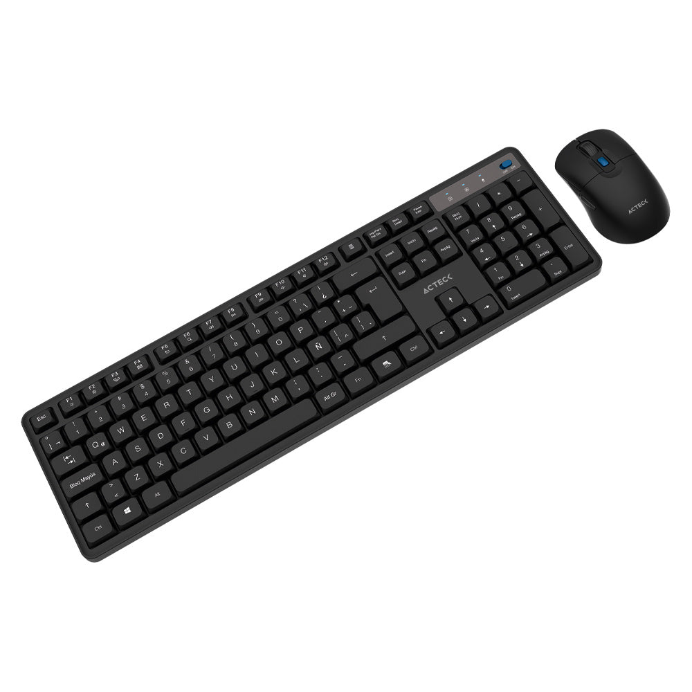 Kit de Teclado y Mouse Acteck Creator Silent Pro MK474, Alámbrico, RF Inalámbrico.
