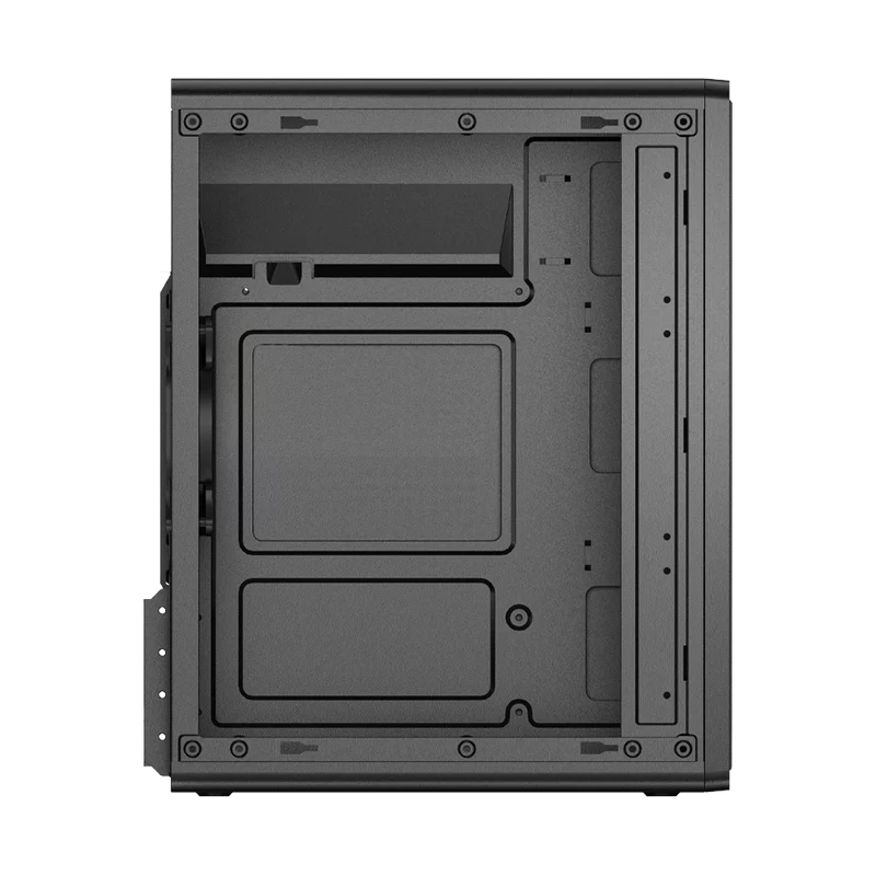 Gabinete Acteck Minitorre Apex Gi205F  Metalico Negro | Incluye Fuente de 500W