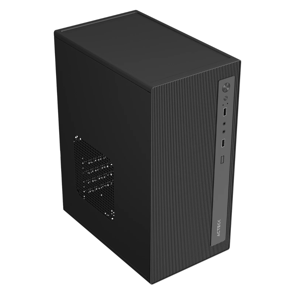 Gabinete Acteck Mini III GI215M, Micro-ATX/Mini-ITX, Incluye Fuente de poder 500W, Negro